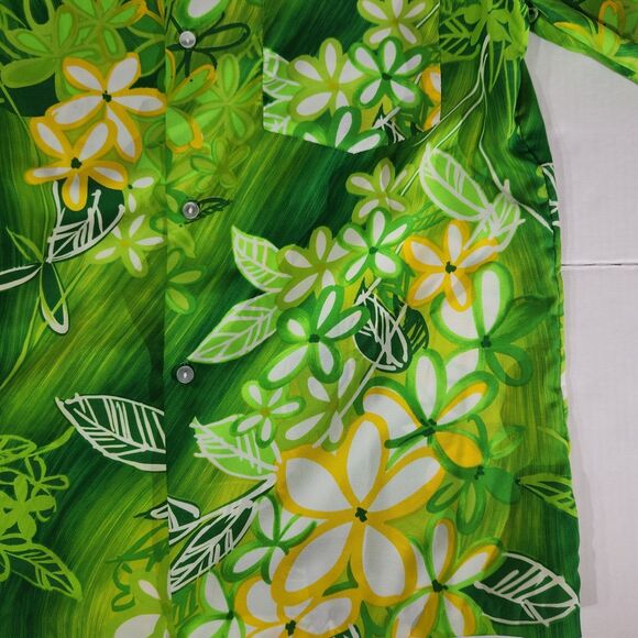 Keliis of Hawaii Hawaiian Shirt Mens Sz M Vtg Retro Bright Colorful Loud 60s 70s - Picture 8 of 8